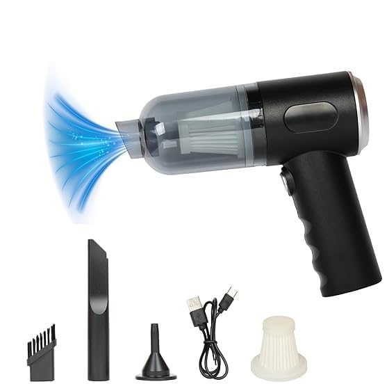 3 in 1 Portable Cordless Vacuum Cleaner for Car & Home, Rechargeable Mini Handheld Vacuum